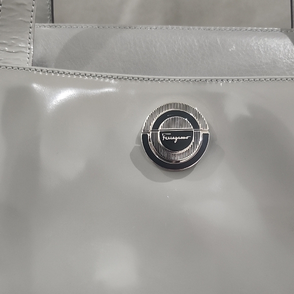 Salvatore  Ferragamo Patent And Leather Tote - Picture 2 of 10